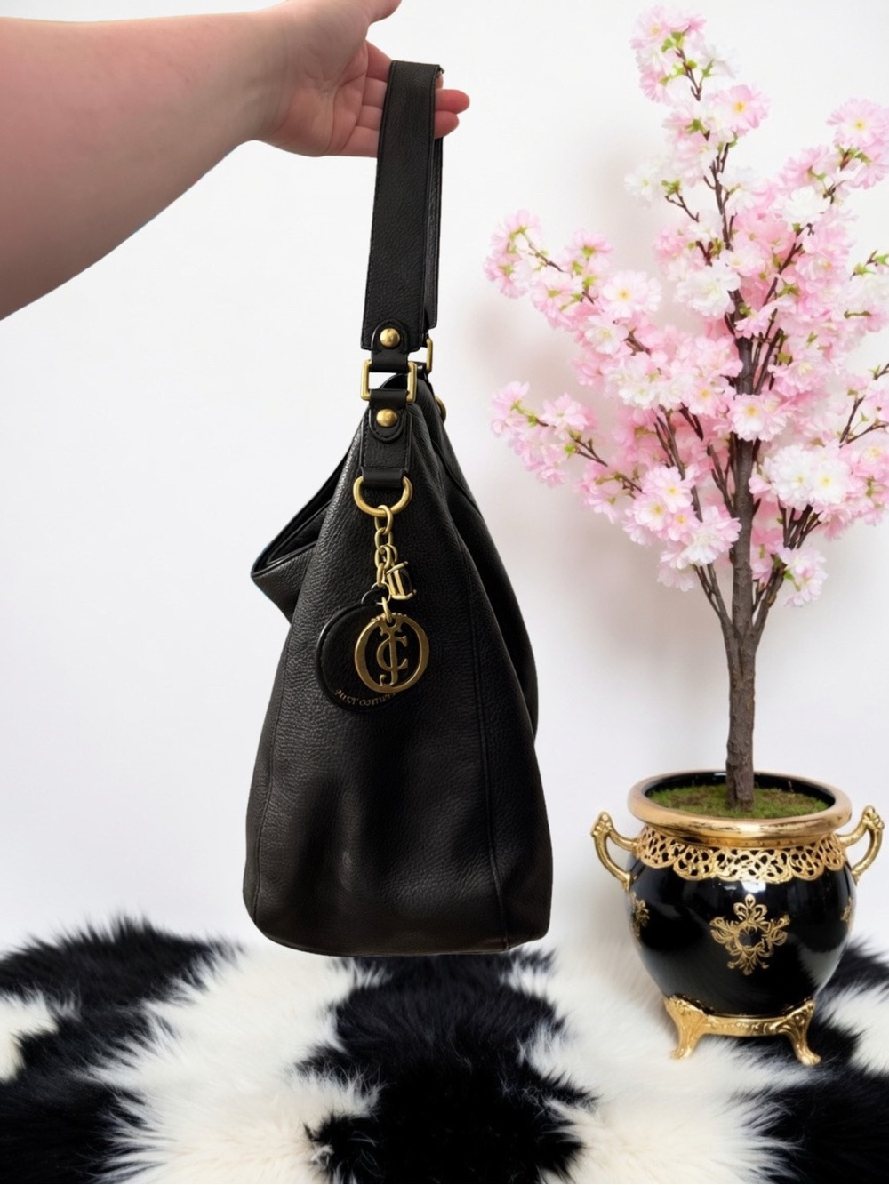 VINTAGE JUICY COUTURE Y2K HOBO TOTE - Picture 3 of 6